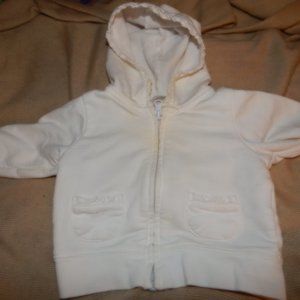 CARTER'S NEWBORN WHITE JACKET